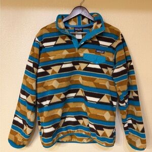 Patagonia Synchilla AZTEC Snap-T Fleece Pullover